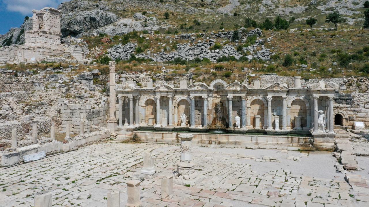 Sagalassos Depremle Terk Edildi