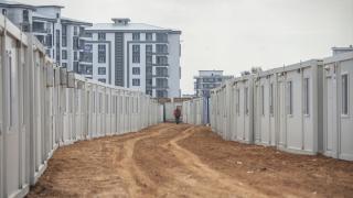 Adıyaman'da depremzedeler için konteyner kent çalışması