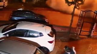 16 katlı apartmanın yıkılması güvenlik kameralarında