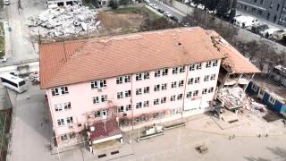 Kahramanmaraş'ta okulların büyük çoğunluğu da ağır hasarlı
