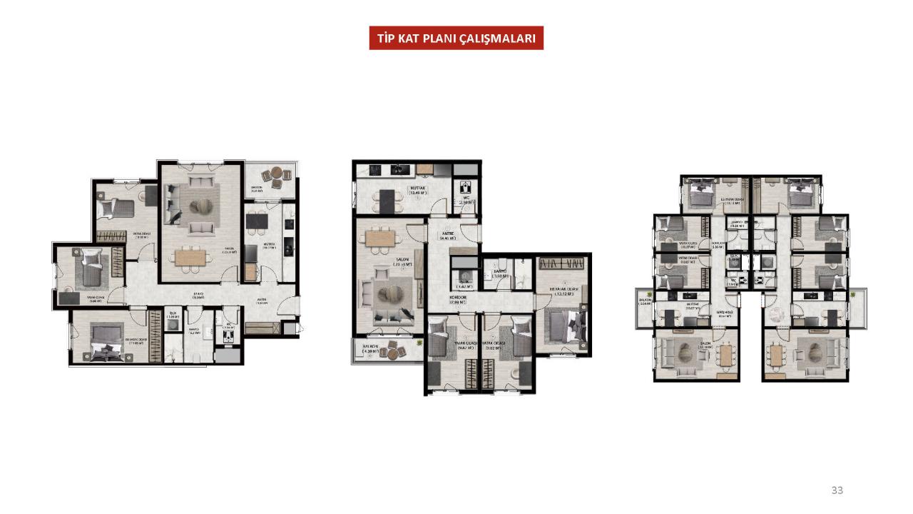 KONUT KAT PLANLARI