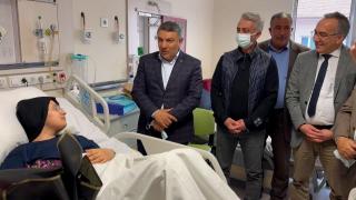 248. saatin mucizesi Aleyna, onu hayata bağlayan ekiple hastanede buluştu