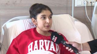 Haticenur, kendisini kurtaran THY Teknik ekibiyle buluştu