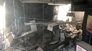 Kahramanmaraş'taki depremin yıkıcı etkisi kamerada