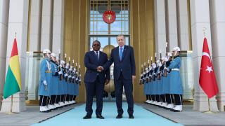 Cumhurbaşkanı Erdoğan, Gine Bissau Cumhurbaşkanı Embalo ile görüştü