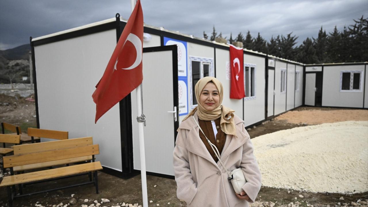 Konteynerlerde de ders başladı