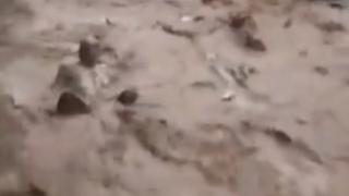 Selde sürüklenme görüntüsü sosyal medyada yayılan kişi yaşadıklarını anlattı