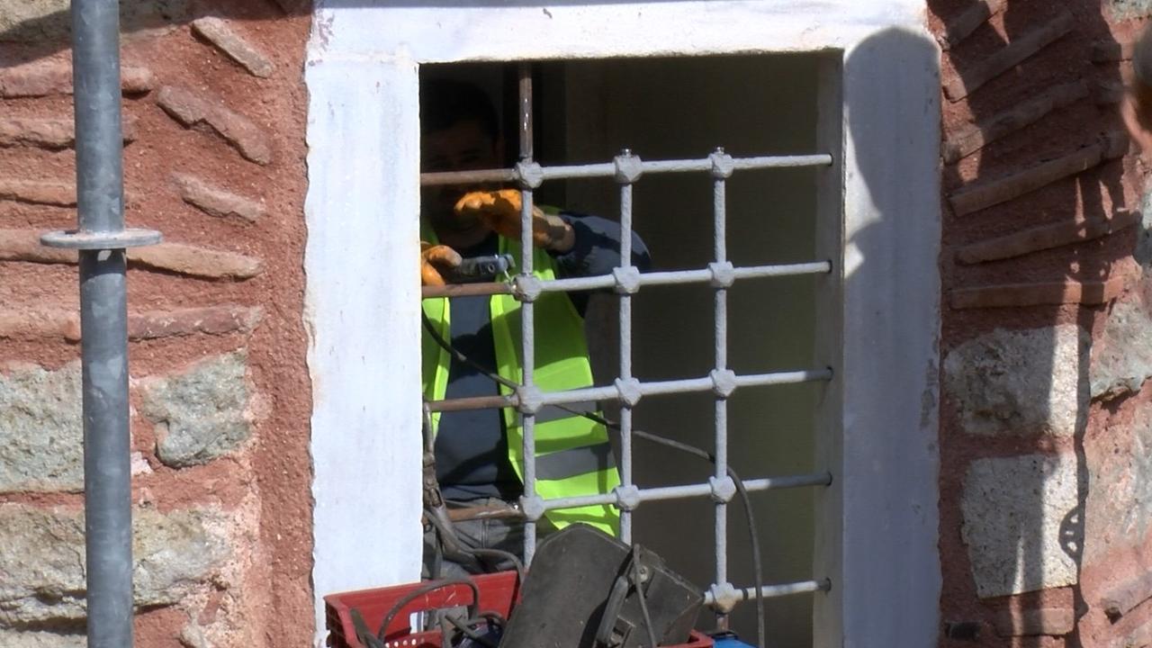 "Horosan tekniği yapıyı özgün hale getirmek için yapılan uygulama"