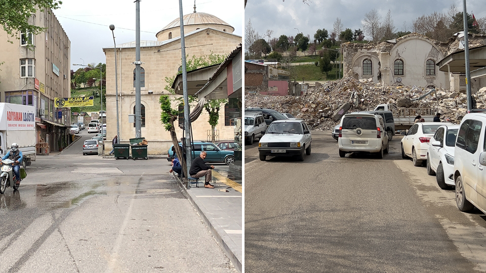 Adıyaman'ın deprem öncesi ve sonrası görüntüleri | TRT Haber Foto Galeri