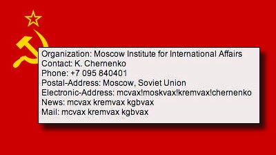 İlk internet şakası: Kremvax (1984)