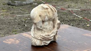 Saraçhane Arkeoloji Parkı'nda Roma dönemine ait heykel bulundu