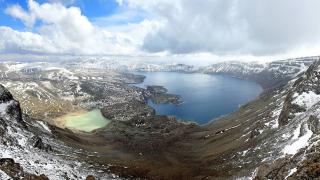 Nemrut Dağı ve Krater Göllerinin muhteşem kar manzarası