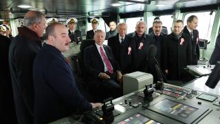 Cumhurbaşkanı Erdoğan TCG Anadolu Gemisi'ni gezdi
