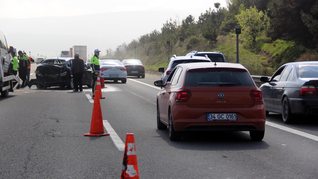 5 kilometrelik araç kuyruğu