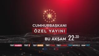 Cumhurbaşkanı Erdoğan bu akşam TRT ortak yayınında