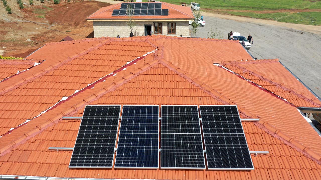 Ortak alanlar güneşten beslenecek