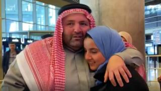 Suriyeli Hele yıllar sonra babasına kavuştu