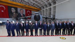 Kayseri'de "Retrofiti Yapılan 4'üncü A400M Uçağının Türk Hava Kuvvetlerine Teslim Töreni" yapıldı