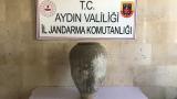 Aydın'da tarihi eser niteliğindeki küpü satmaya çalışan şüpheli yakalandı