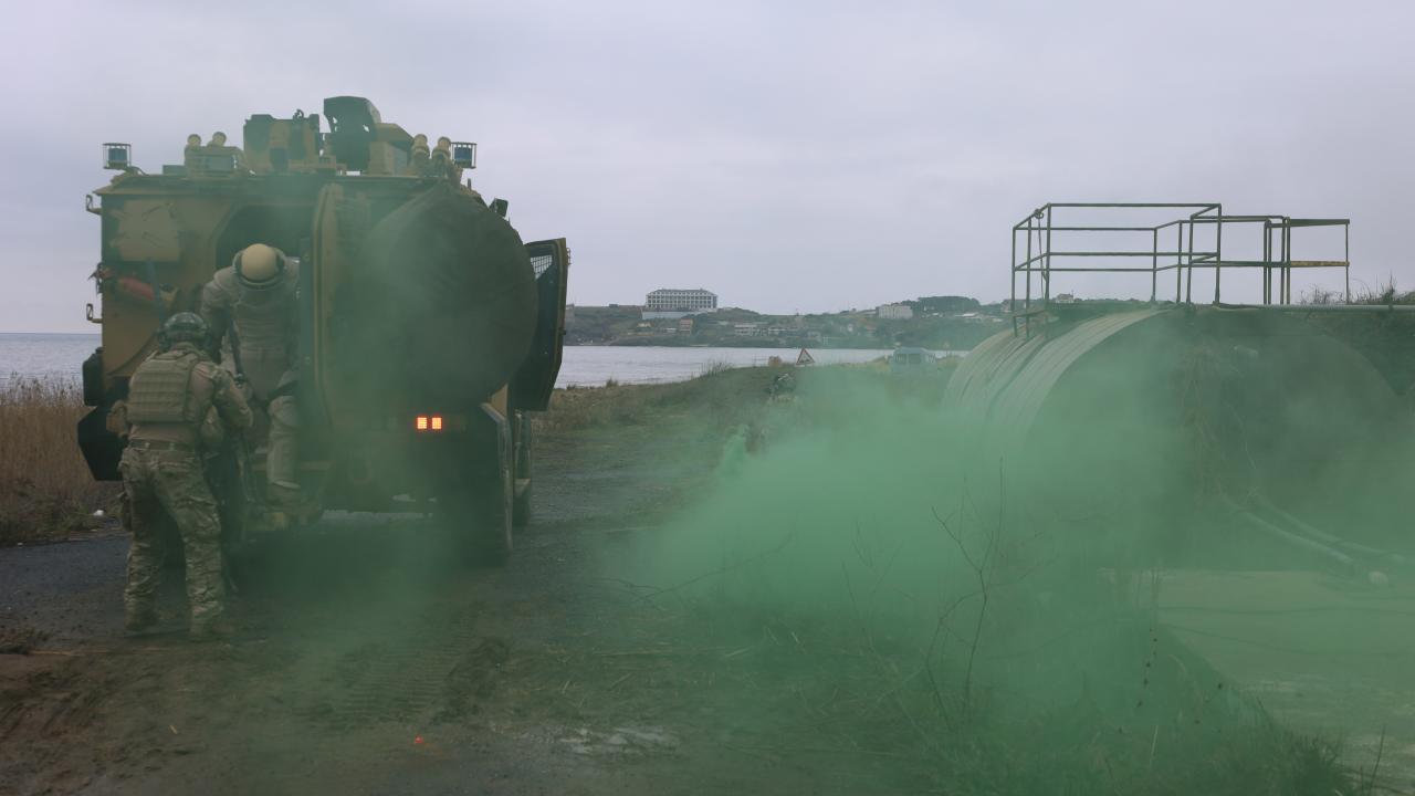 El yapımı patlayıcıyı etkisiz hale getirilme eğitimi