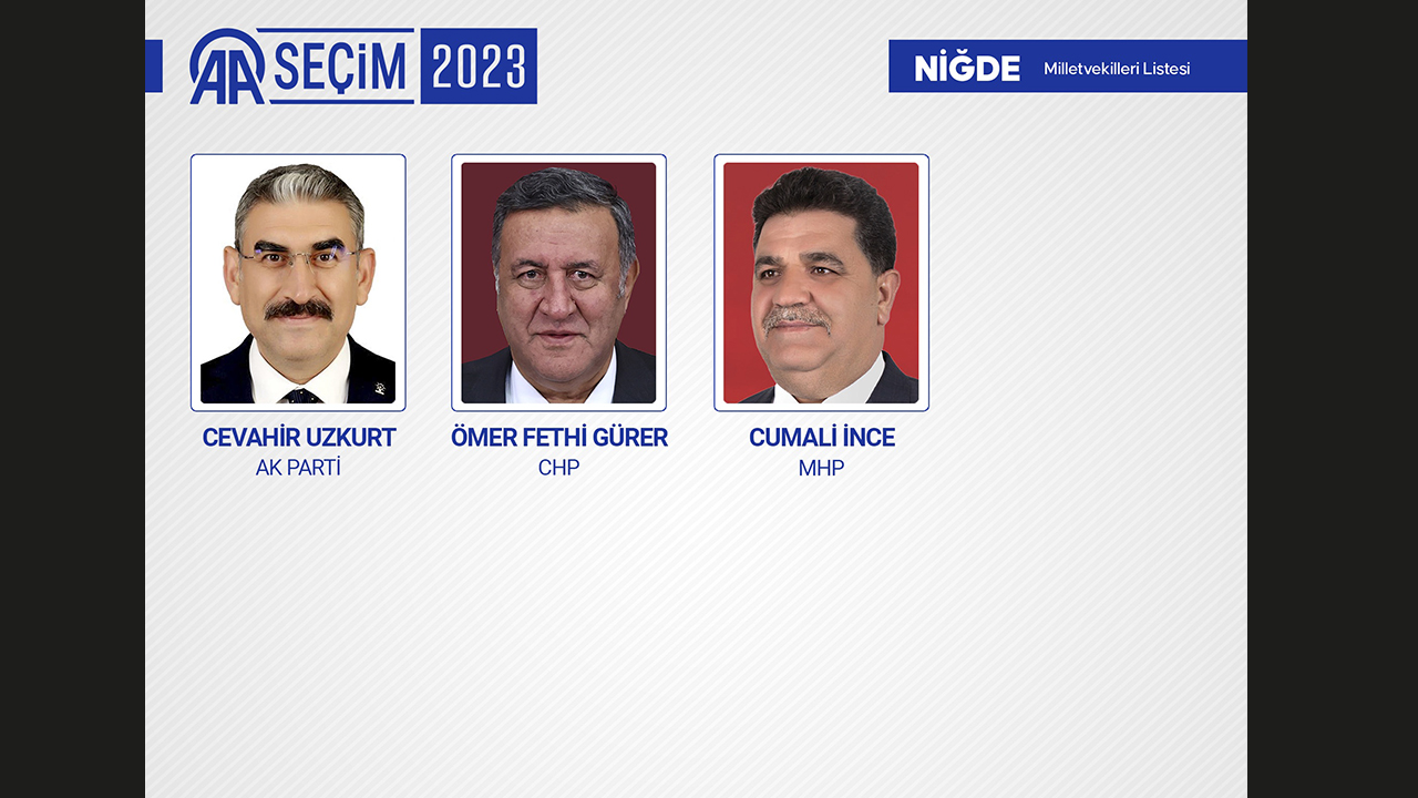 NİĞDE MİLLETVEKİLLERİ