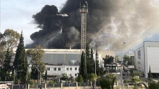 Antalya Serbest Bölge'de yangın