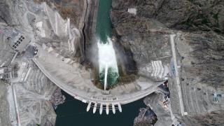 Yusufeli Barajı ve HES'te su yüksekliği 134 metreyi aştı