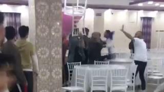 Bursa'da düğünde kavga: Sandalyeler havada uçtu