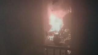 E-Scooter patladı, mutfak alevler içinde kaldı