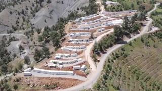 1500 rakımlı dağa konteyner kent kuruldu