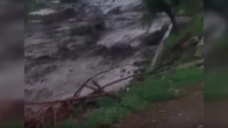 Azerbaycan'da Gence Nehri taştı