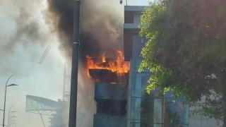 İstinye'de alışveriş merkezinde yangın