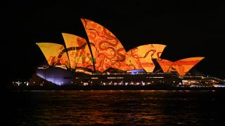 Avustralya'da 'Vivid Sidney Festivali'