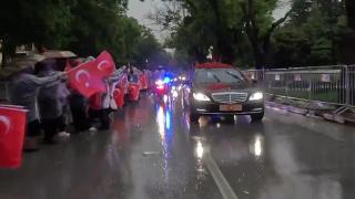 Cumhurbaşkanı Erdoğan'a vatandaşlardan sevgi gösterisi