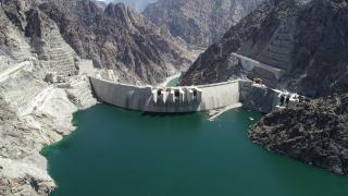 Yusufeli Barajı'nda su yüksekliği 161 metreyi geçti