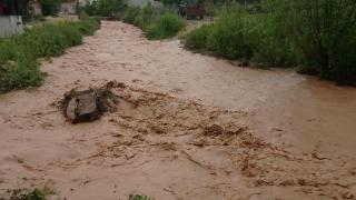 Sivas'ı sel vurdu: Tarım arazileri zarar gördü, iş yerlerini su bastı