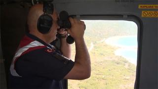 Jandarma komando timleri orman yangınlarına karşı teyakkuzda