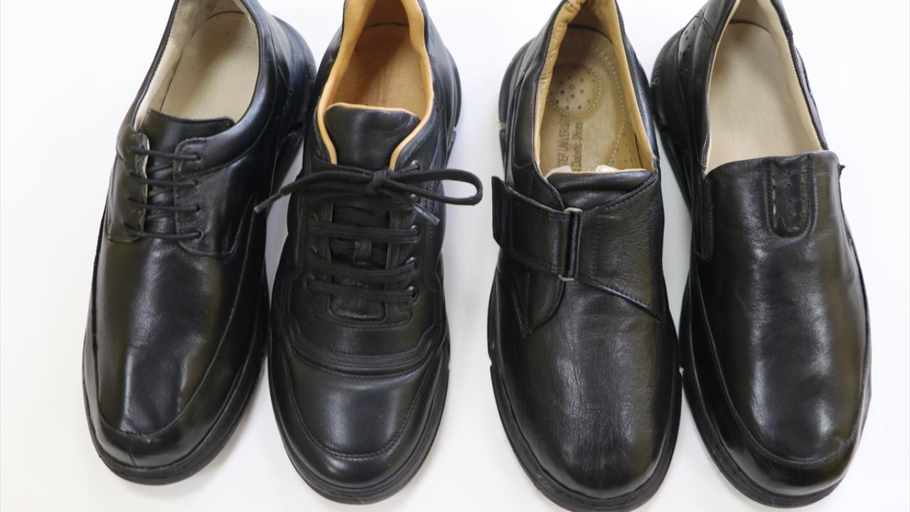 Hastaya özel ayakkabı üretiliyor