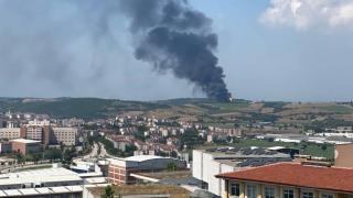 Bursa'da fabrika yangını