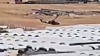 Ürdün'de helikopter düştü: 2 yaralı