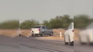 Meksika’da 'dur' ihtarına uymayan sürücü güvenlik güçlerine çarptı