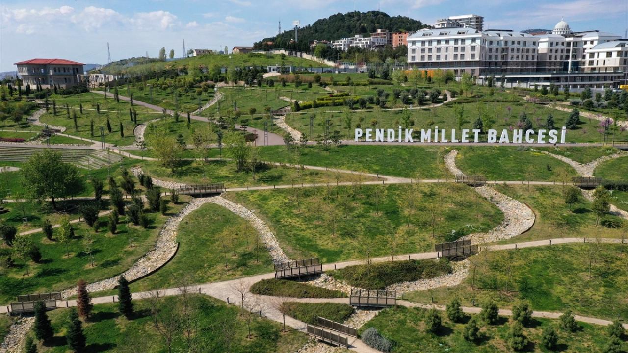 Eski maden sahası Pendik Millet Bahçesi`ne dönüştü