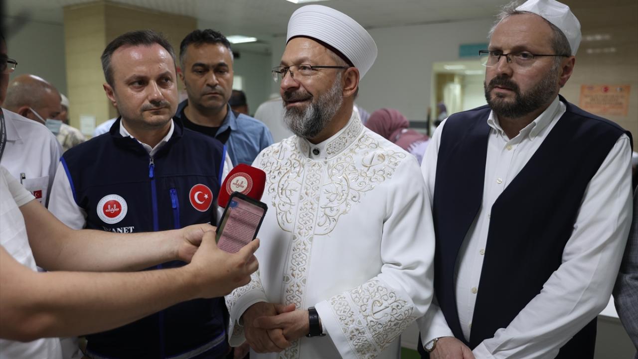 "Hastalarımız için Arafat`ta bir sahra hastanesi kurduk"