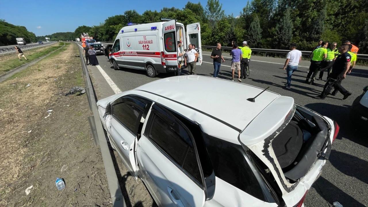 Anadolu Otoyolu'nda zincirleme kaza: 9 yaralı