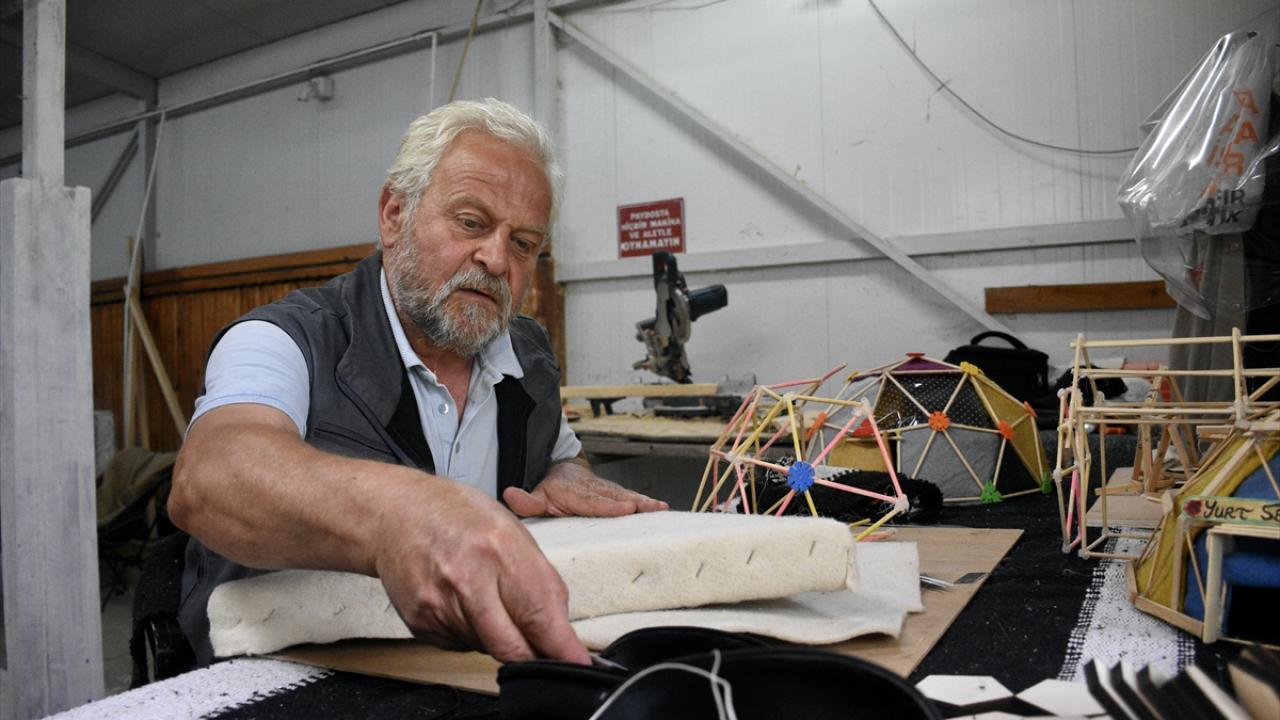 İhtiyaca göre her boyutta çadır üretilebiliyor