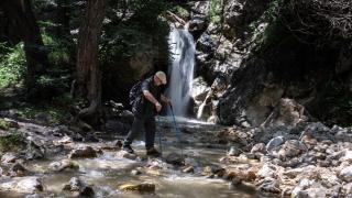 Doğa severler güzel havanın tadını çıkardı
