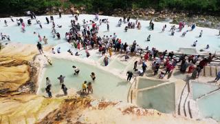 Göksu travertenlerine 200 bin ziyaretçi bekleniyor