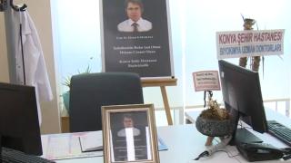 Şehit doktor görev yeri Konya'da anıldı: Hastanedeki odası aynı duruyor