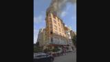 Beyoğlu’nda 5 katlı binada korkutan yangın