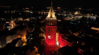 İstanbul'da 15 Temmuz'a özel mapping gösterisi